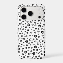 Paw Prints Hunde Schwarz-weiß