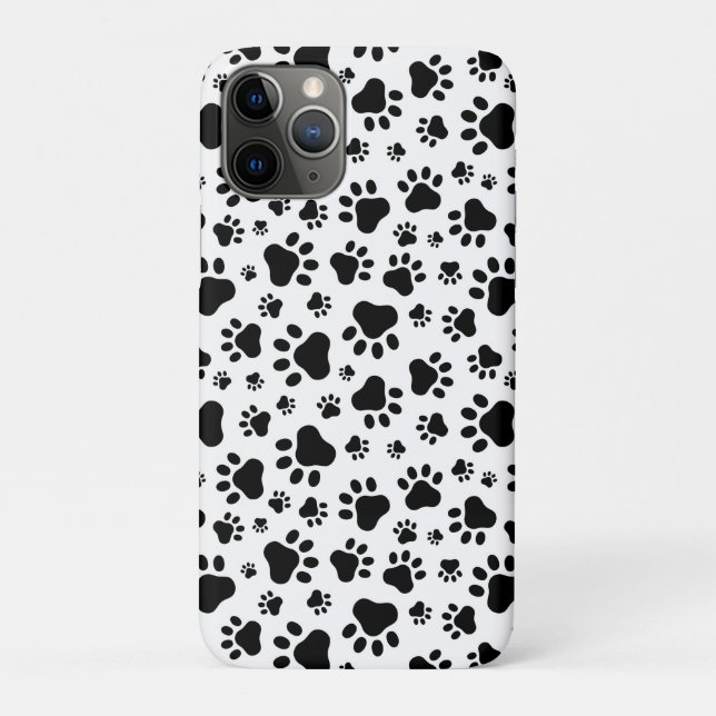 Paw Prints IPhone 11 Pro Case (Rückseite)