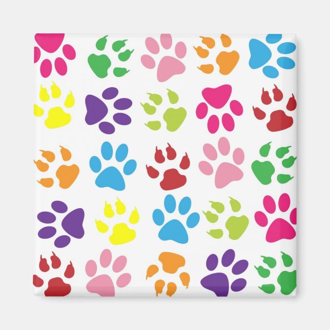 Paw Prints Magnet (Vorne)