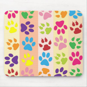 Paw Prints Mouse Pad Mousepad