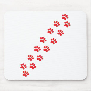 Paw Prints Mousepad