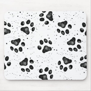 Paw Prints Mousepad