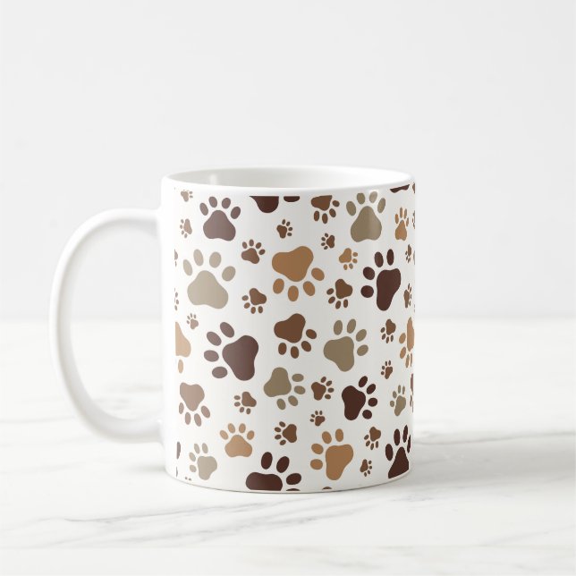 Paw Prints Mug Kaffeetasse (Links)