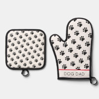 Paw Prints Pet Lover DOG VATER Tierspass