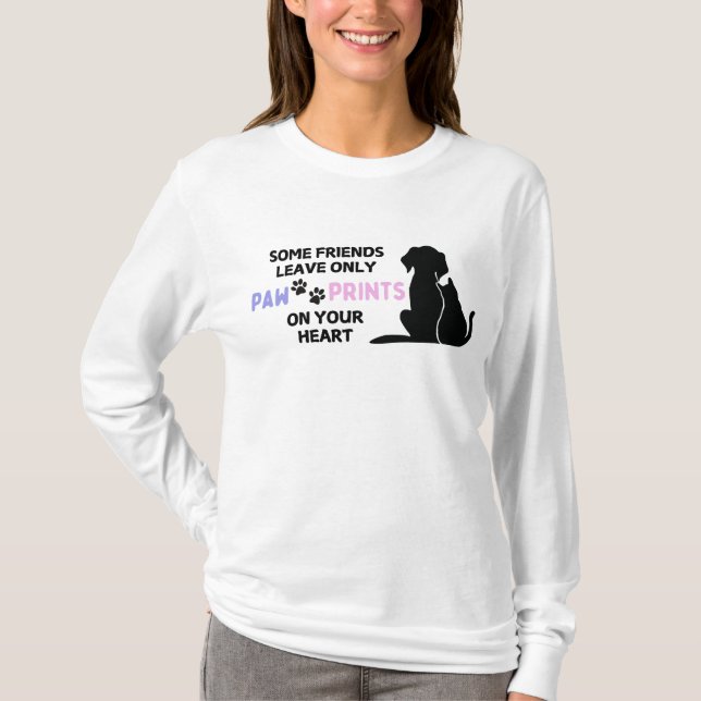 Paw Prints T-Shirt (Vorderseite)