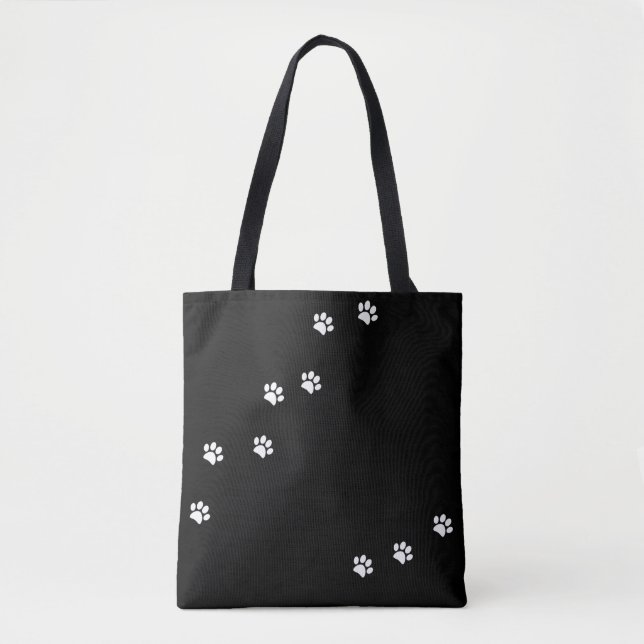 Paw Prints Tote Bag (Vorderseite)