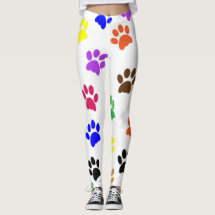 Paw Prints überall Leggings