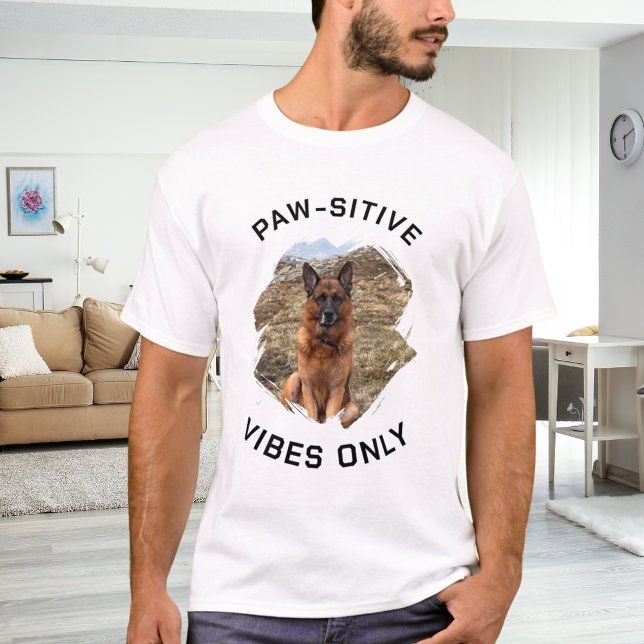 Paw-Sehnen nur Hunde-Foto T-Shirt (Von Creator hochgeladen)