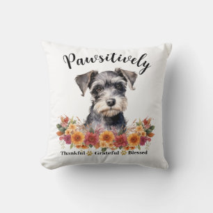 Paw-sitiv dankbar dankbar gesegnet süßer Hund Kissen