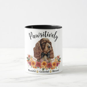 Paw-sitiv dankbar gesegnet süßer Hund Tasse