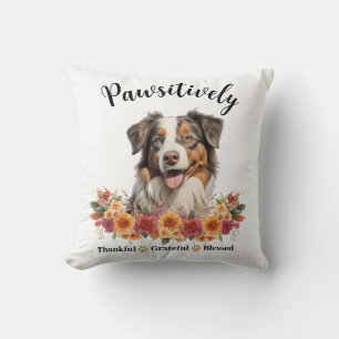 Paw-sitiv dankbarer gesegneter süßer Hund Kissen