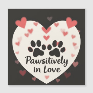 Paw-sitiv verliebt, Paw-some Magnetkarte