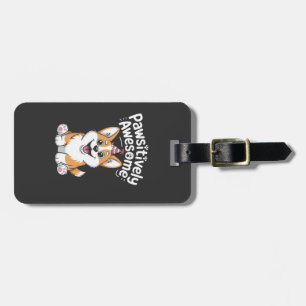 Paw-sitiver Corgi-Geburtstags-Shirt für Hunde Gepäckanhänger