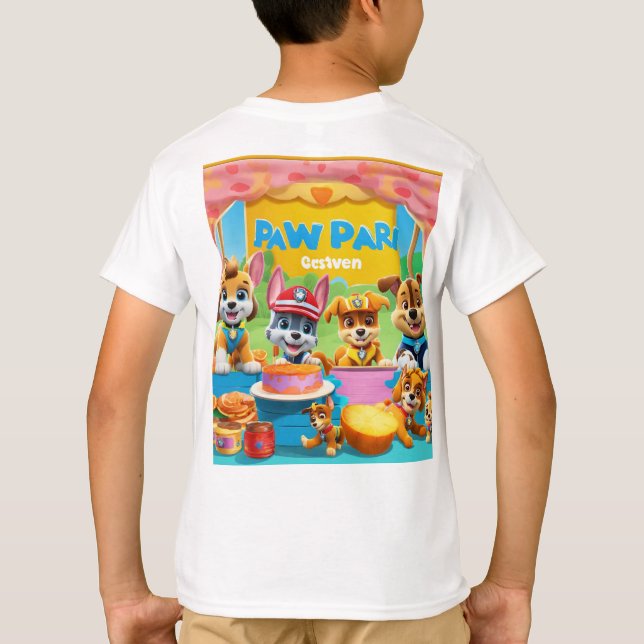 Paw-some Marmalade Fiesta Kids T - Shirt (Rückseite)