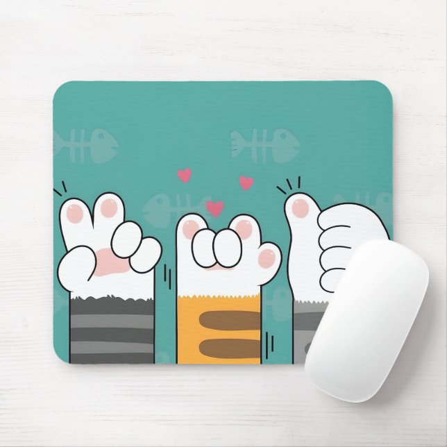 Paw-some Pals Mousepad (Mit Mouse)