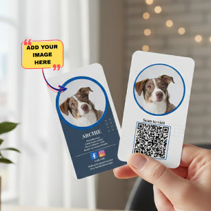 Paw-some Professionalität: Soziale Medien für Hund Visitenkarte