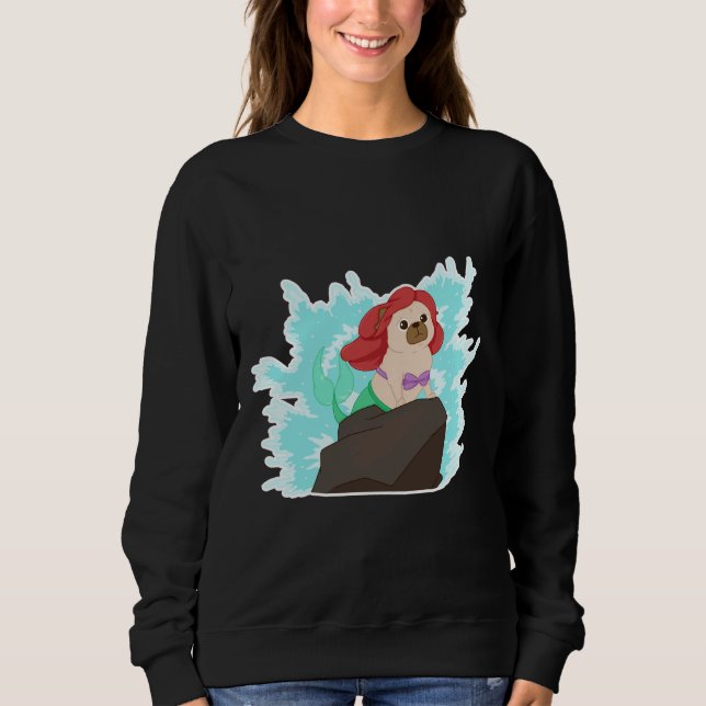Paw-t Ihrer Welt, Der kleine mer-Mops! Klassisch Sweatshirt (Vorderseite)