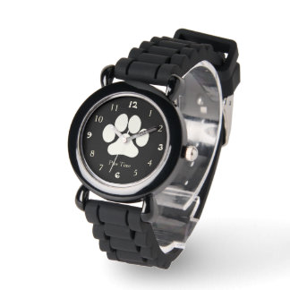 Paw Time Hundedruck Uhr