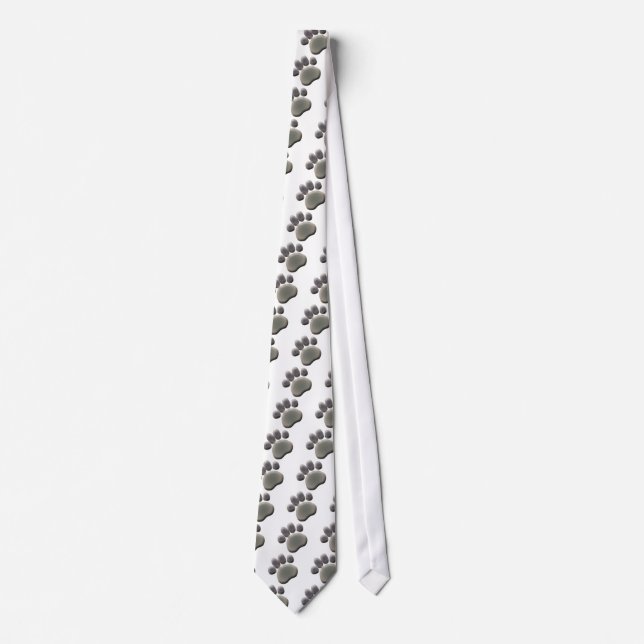 Paw Tracks Veterinarian Business Neck Tie Krawatte (Vorderseite)