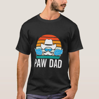 Paw Vater Animal Lover Daddy Pater Lifestyle D T-Shirt
