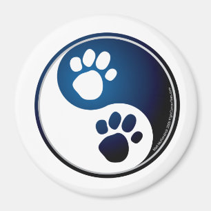 Paw Ying Yang Magnet