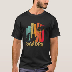 Pawdre Fur Papa Katzen- und Hundebesitzer T-Shirt