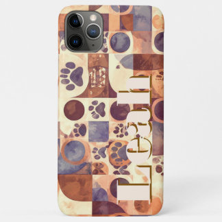 Pawesome Customizable Abstract Dog Paw Print Case-Mate iPhone Hülle