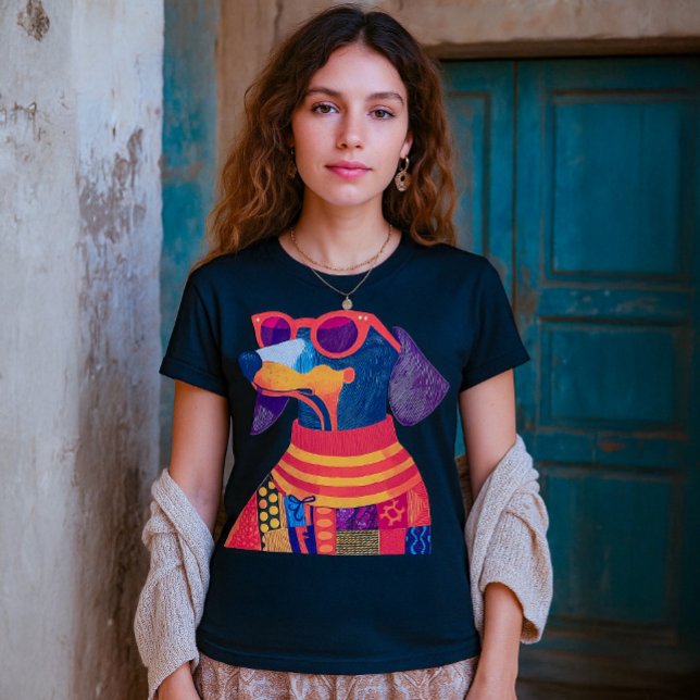 Pawfect Dackel Wienerdog Dackel Dogma in Style Tri-Blend Shirt (Von Creator hochgeladen)