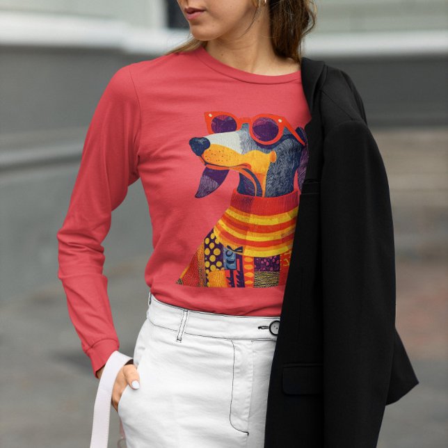 Pawfect Wienerdog Dackel Dackel Dogma in Style Tri-Blend Shirt (Von Creator hochgeladen)