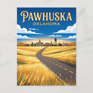 Pawhuska USA wird zu Postkarte