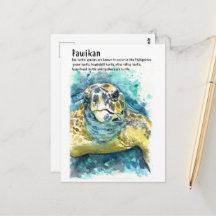 Pawikan/ Philippine Turtle- DNM Postkarten