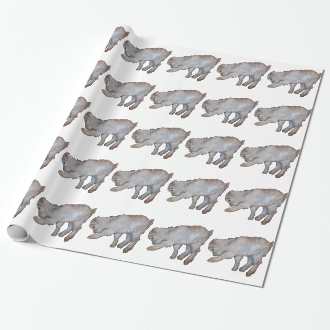 Pawing TAN Baby-Ziege Geschenkpapier (Ungerollt)