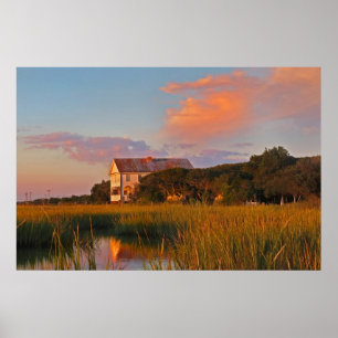 Pawley Island Marsh Foto Poster