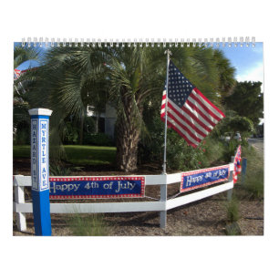 Pawleys Insel-großer Wandkalender-Entwurf 1 Kalender