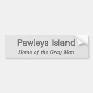 Pawleys Island Gray Man Autoaufkleber