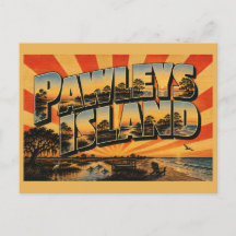 Pawleys Island SC Ozean-Salzwiesen-Wald-Kunst
