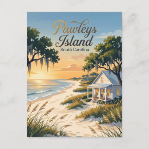 Pawleys Island, South Carolina Postkarte