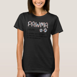 Pawma Mama Hunde Hunde Eigentümer für Frauen Mädch T-Shirt