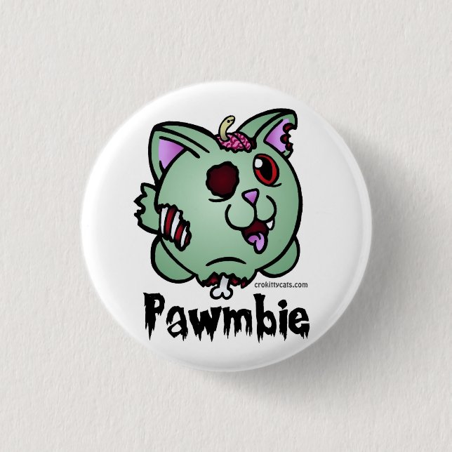 Pawmbie Knopf Button (Vorderseite)