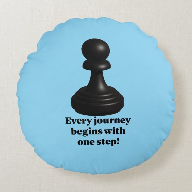 Pawn Rundes Kissen (Vorderseite)