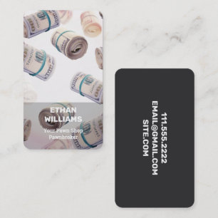 Pawn Shop Broker Visitenkarte