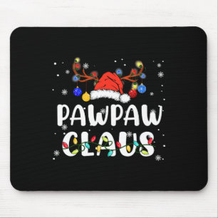 Pawpaw Claus Santa Hut Rentier Lustiger Weihnachte Mousepad
