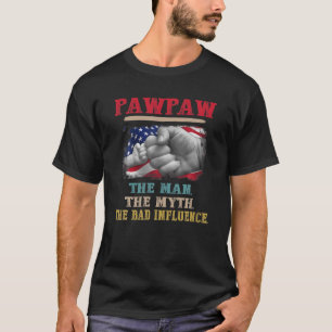 Pawpaw den Mann der Mythos die schlechte Flagge Fl T-Shirt