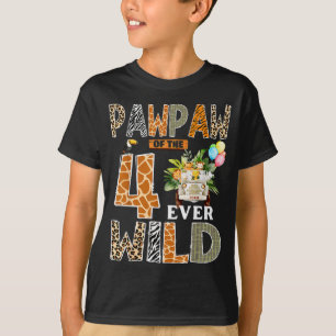 Pawpaw der Four Ever Wild Safari 4. Geburtstag B T-Shirt