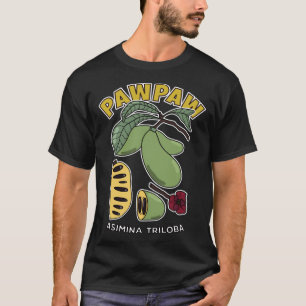 Pawpaw Frucht Tree Asimina Triloba T-Shirt