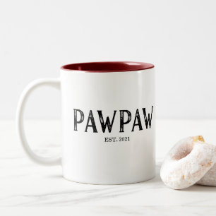 PawPaw  Gründungsjahr Zweifarbige Tasse