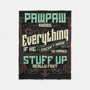 Pawpaw-Shirt Pawpaw-Shirts für Männer Pawpaw weiß Fleecedecke