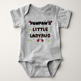 Pawpaws Kleine Ladybug - Niedlich Baby Strampler