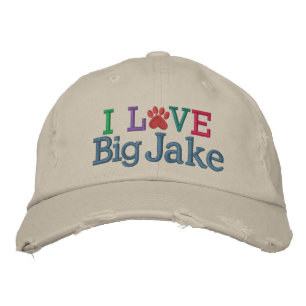 Pawprint Cap - Liebe Mein Hund ! von SRF Bestickte Baseballkappe