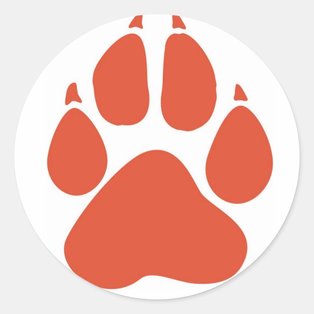 Pawprint Sticker (Vorderseite)